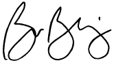 Bruce Blonigen's signature.